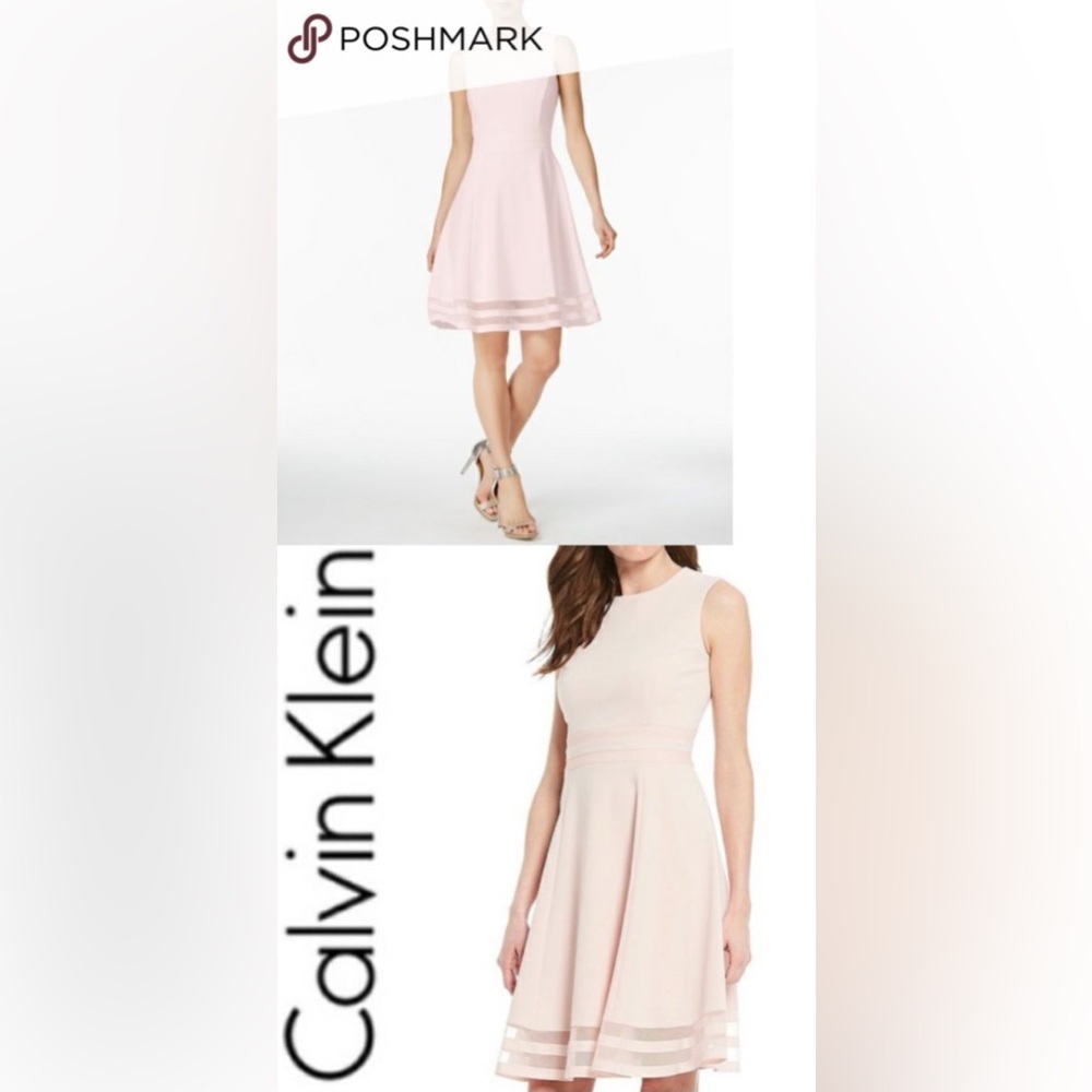 Calvin Klein Soft Pink Mini Dress